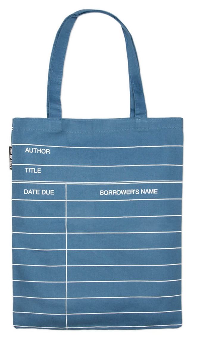 Library Card (Denim) Tote Bag