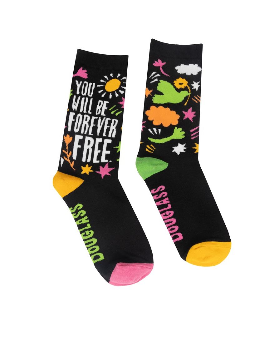 Fredrick Douglas Once You Learn to Read Socks - Small