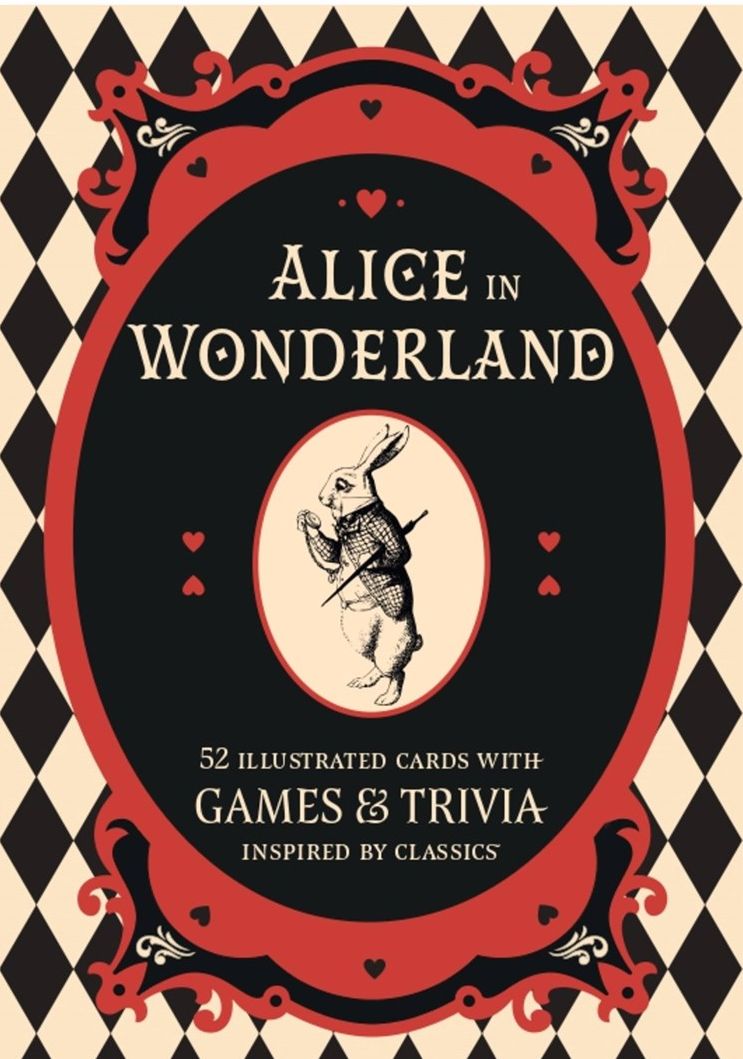 Alice in Wonderland: 52 Illustrated Cards for Games and Trivia