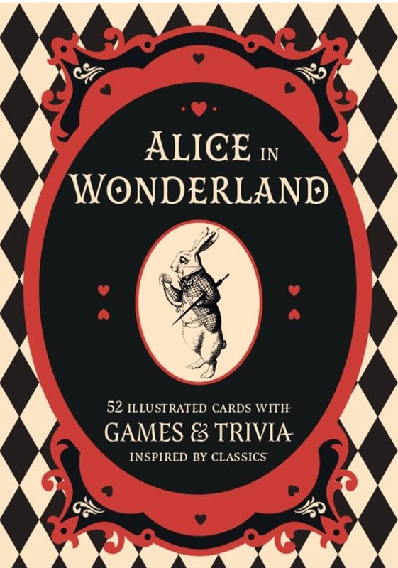 Alice in Wonderland: 52 Illustrated Cards for Games and Trivia