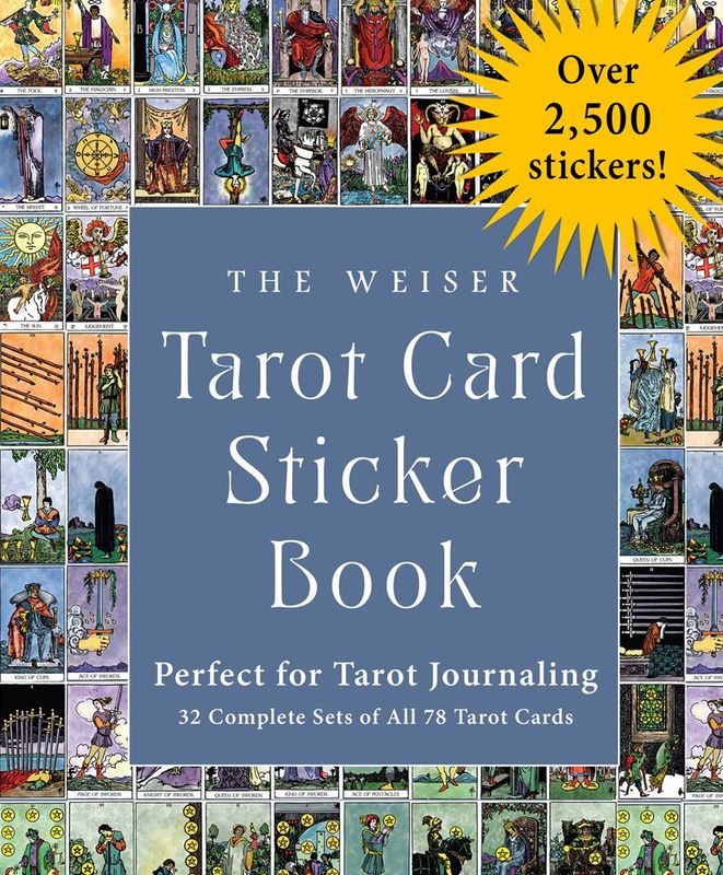 Weiser Tarot Card Sticker Book