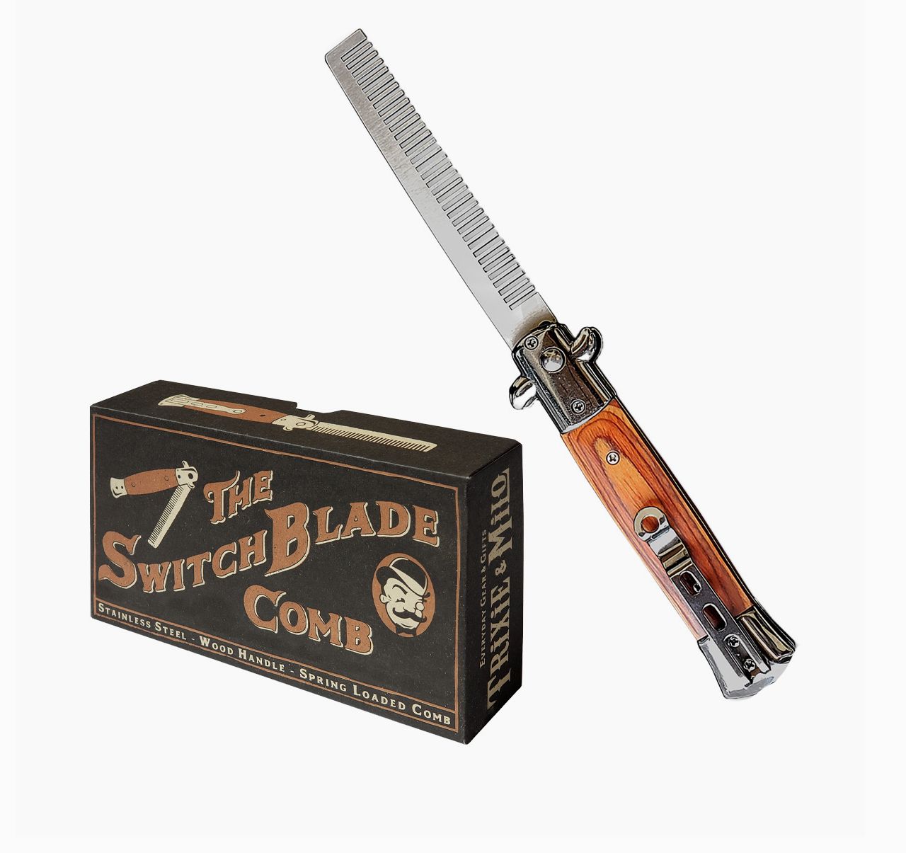 Genuine Switchblade Comb