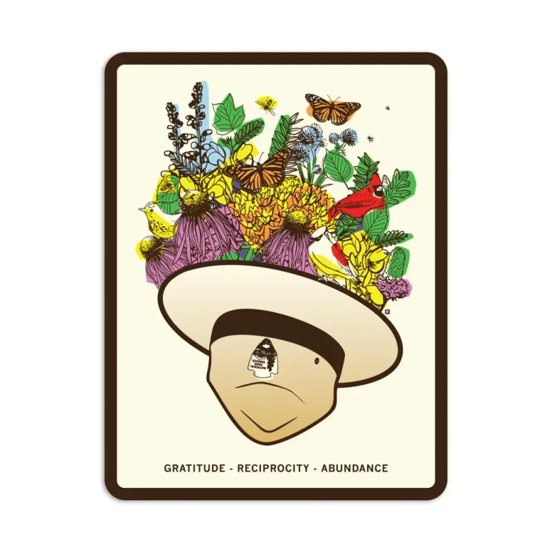 Park Ranger Hat Sticker
