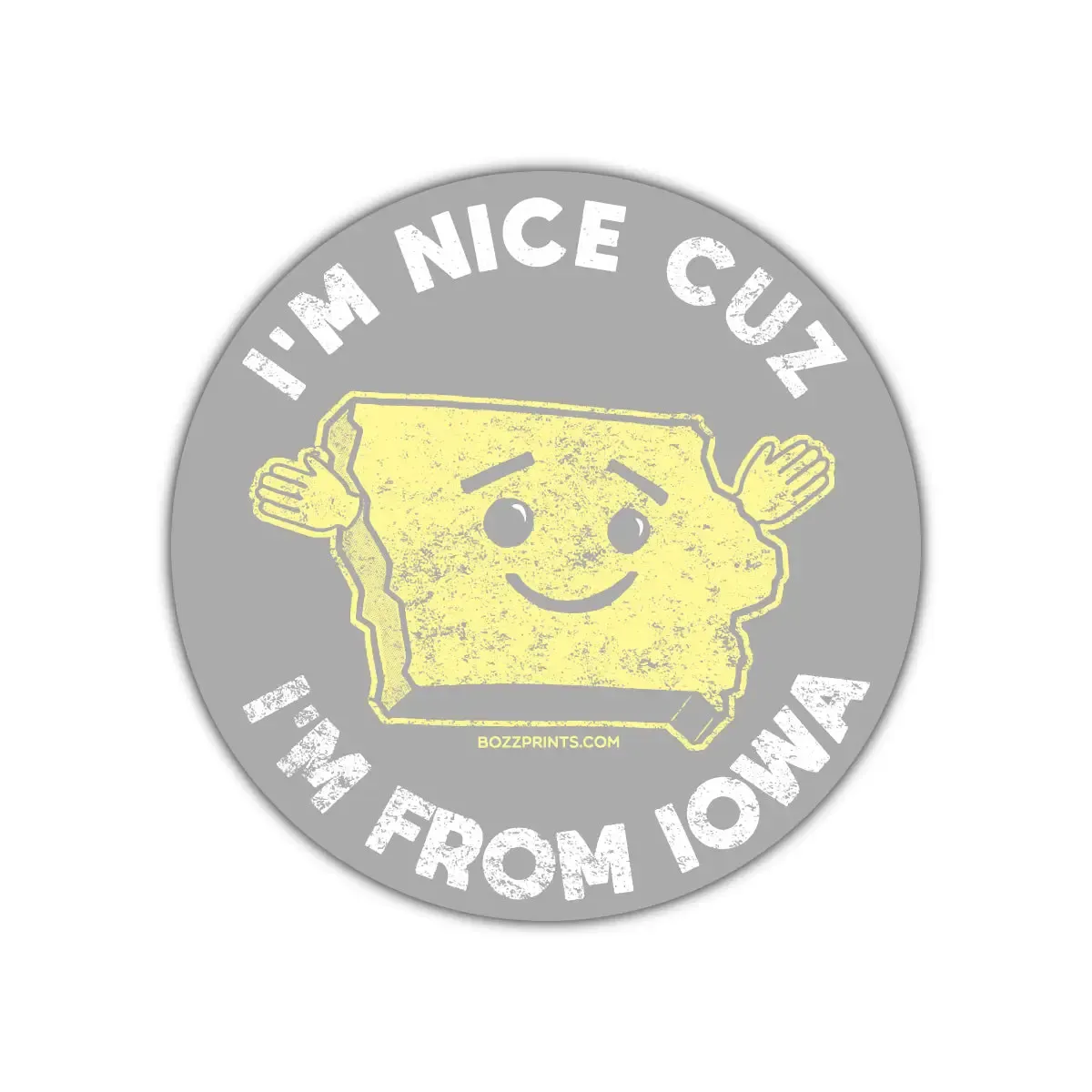 I'm Nice Sticker