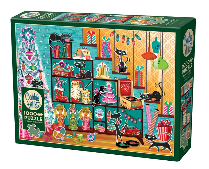 Christmas Cats 1000pc Puzzle