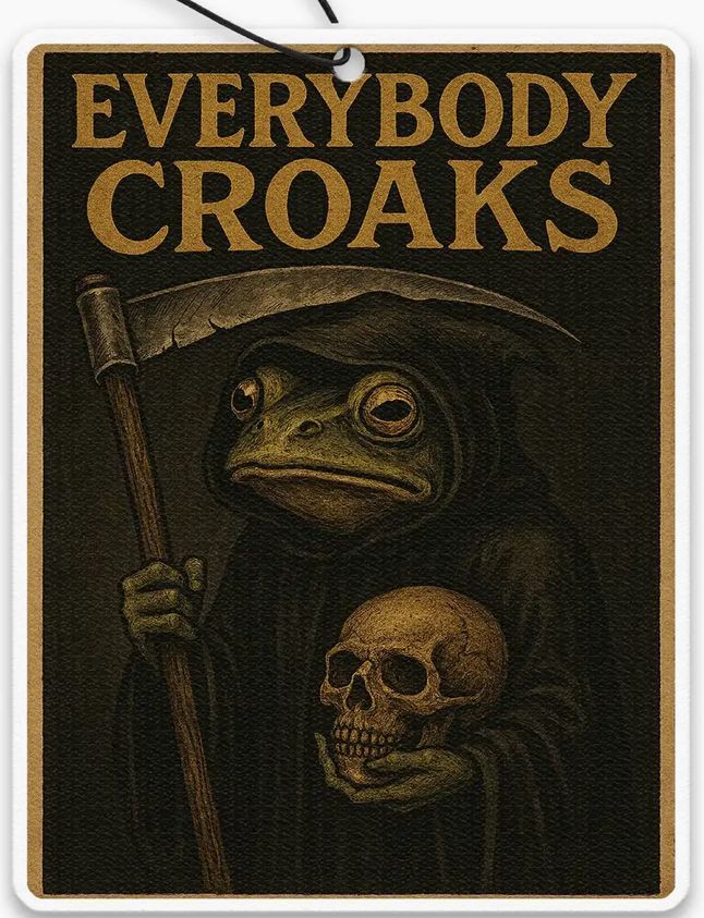 Everybody Croaks Air Freshener