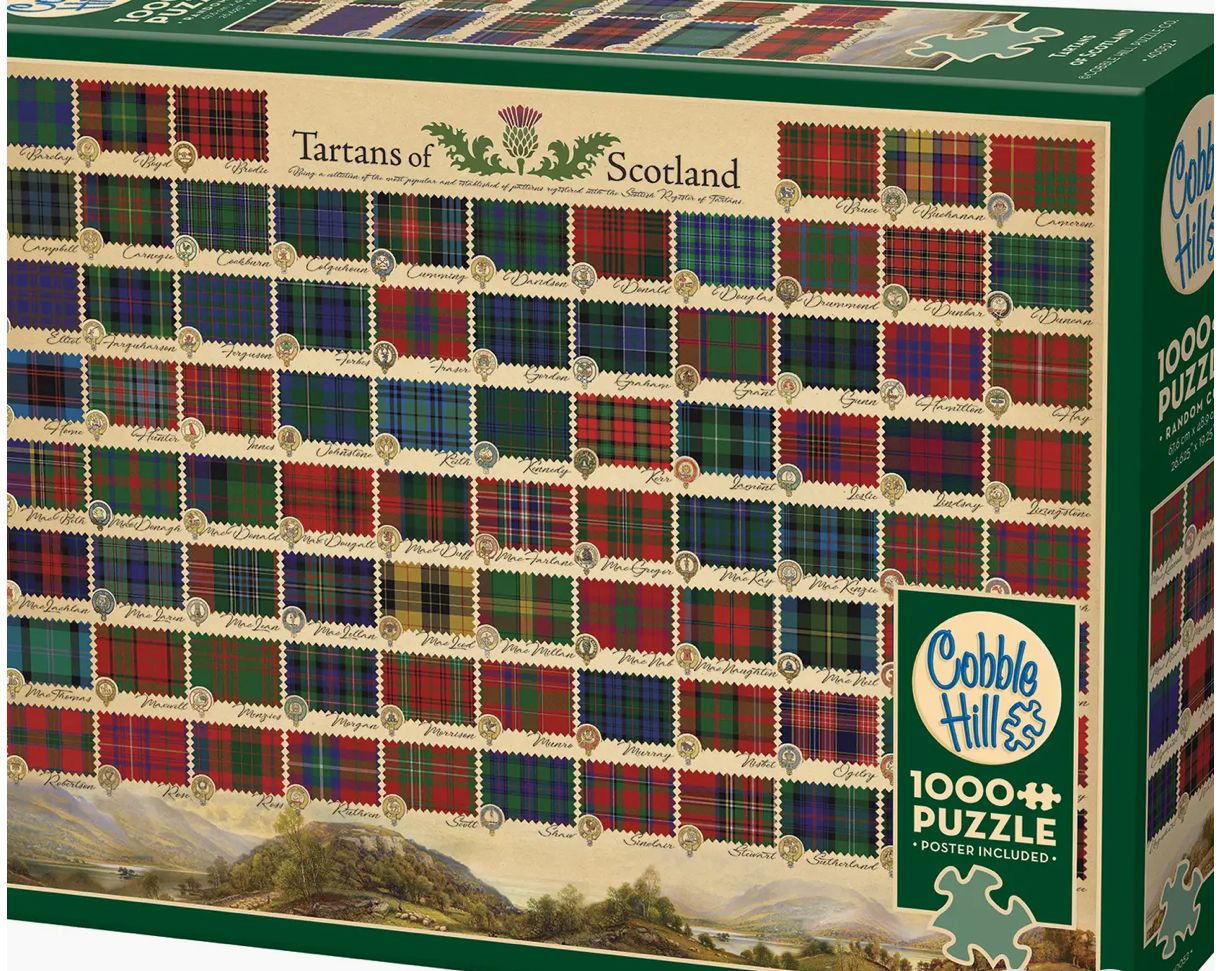 Tartans Of Scotland 1000pc Puzzle