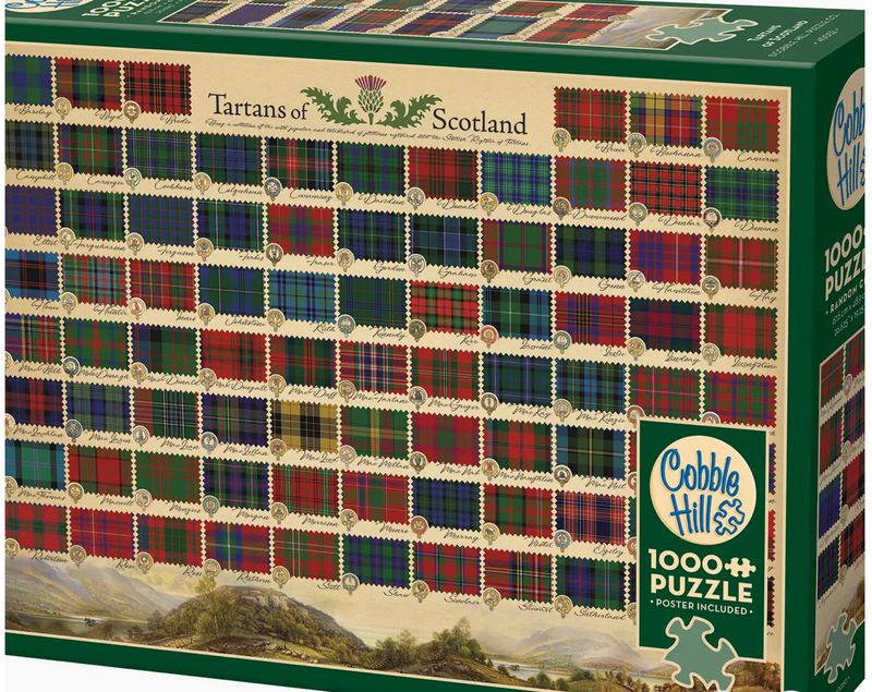 Tartans Of Scotland 1000pc Puzzle