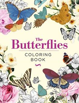 Butterflies Coloring Book: Hardback Gift Edition