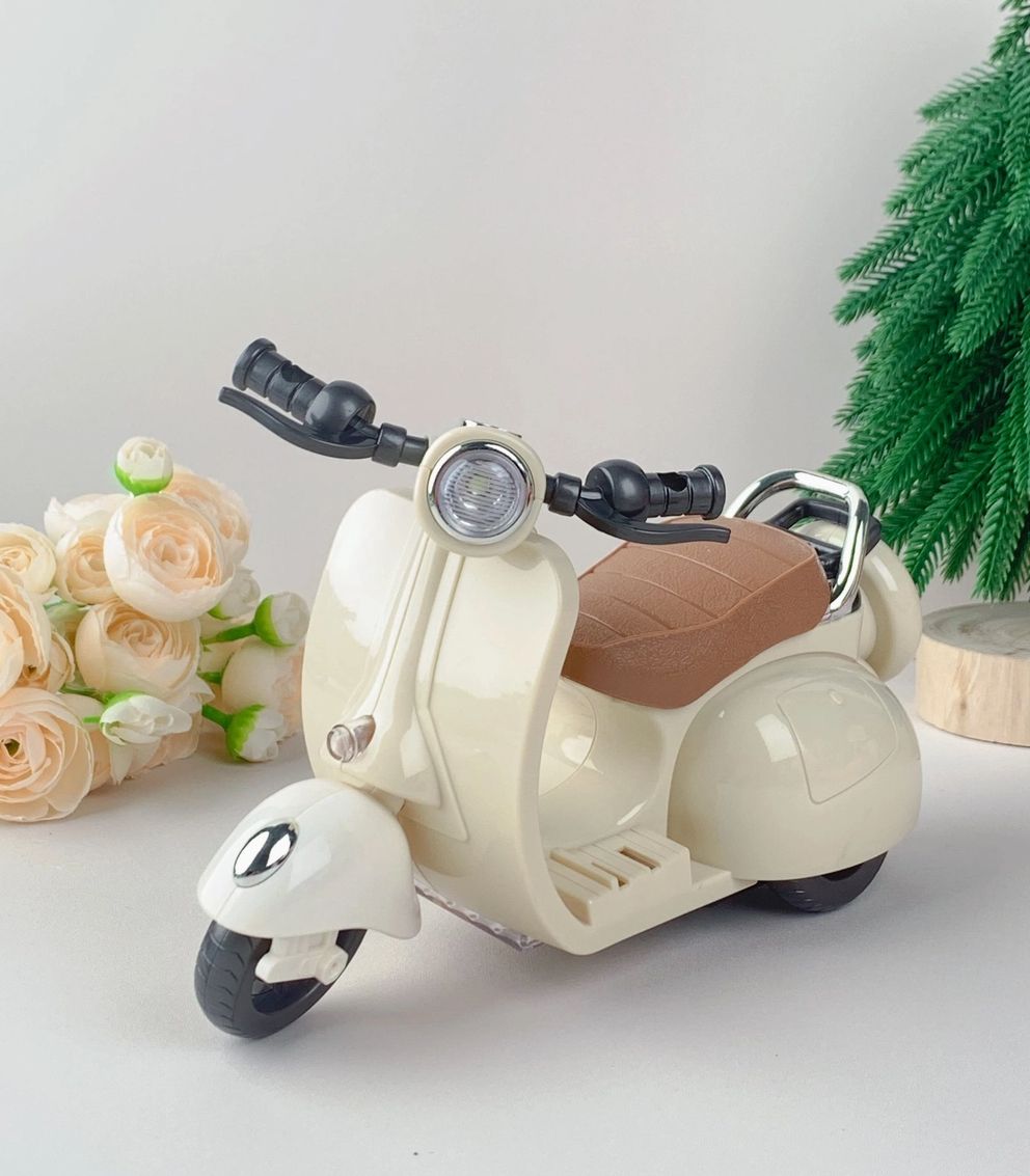 Beige Motorcycle for Labubu