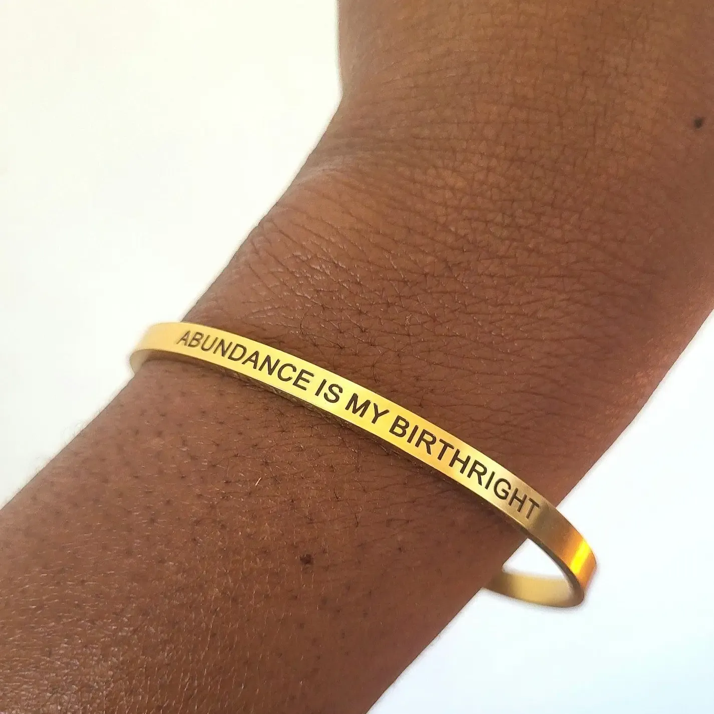 Abundance Is My Birthright Bracelet