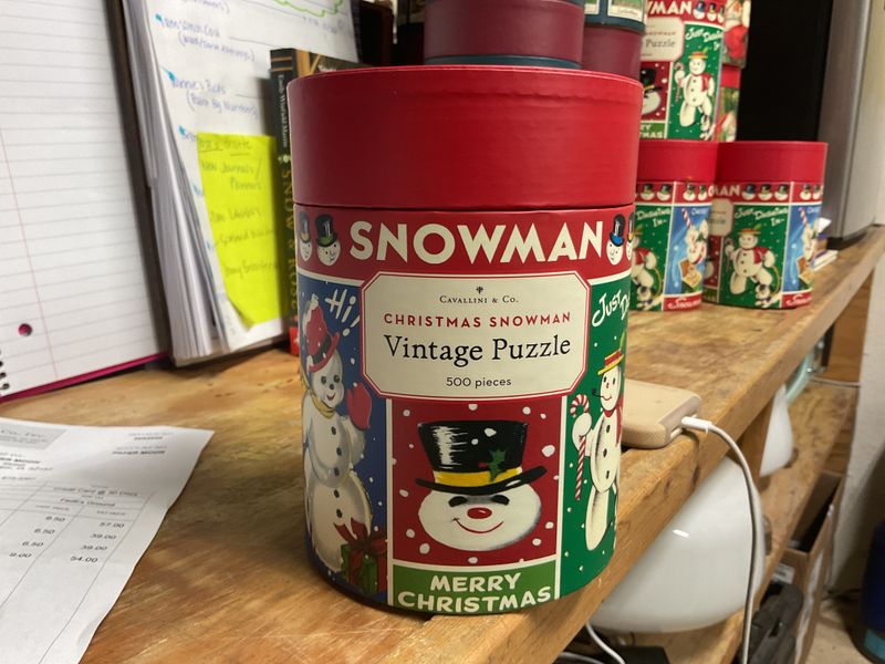 Christmas Snowman 500 Piece Puzzle