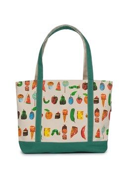 Very Hungry Caterpillar Large Zippered  Tote
