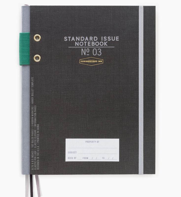Standard Issue No. 3 Journal Charcoal Grey and Light Grey