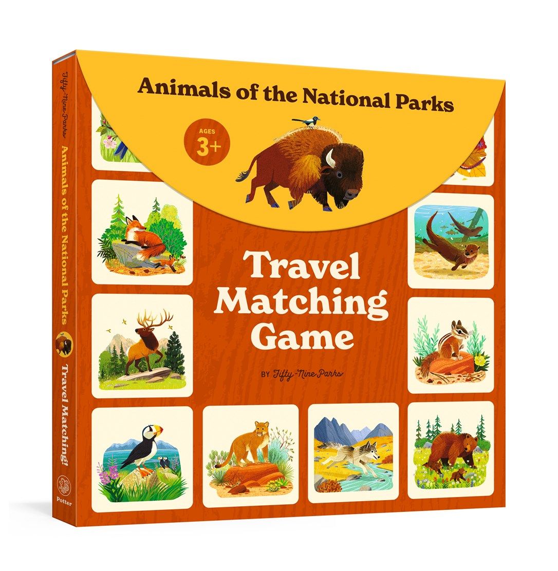 Animals Of The National Parks Travel Matching Game