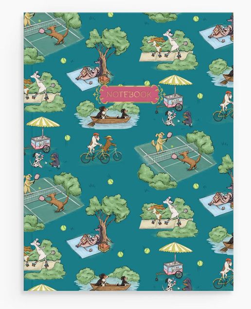 Dog Park theme Soft Cover Journal