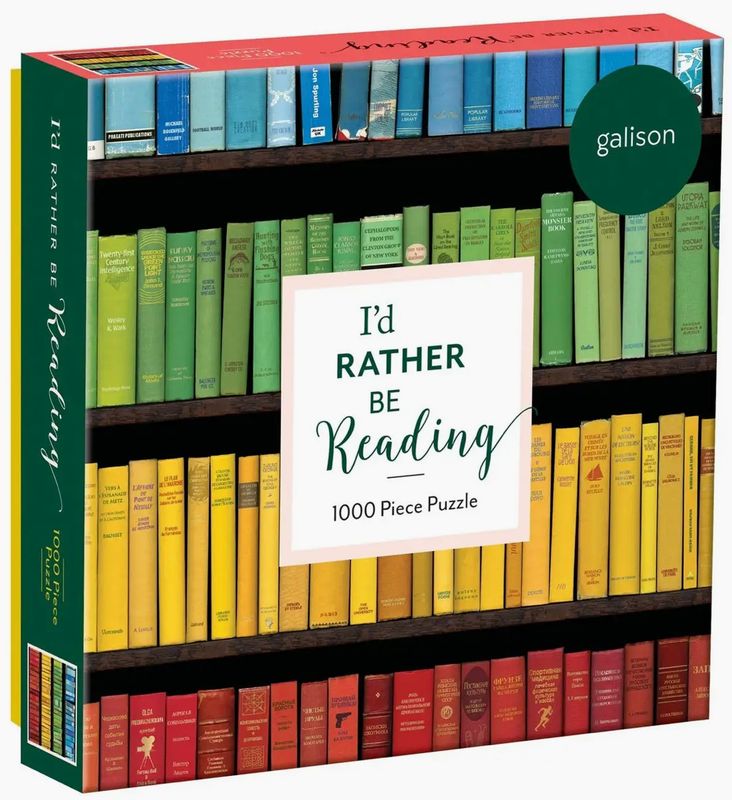 I&#39;d Rather Be Reading 1000 Piece Puzzle in Square Box