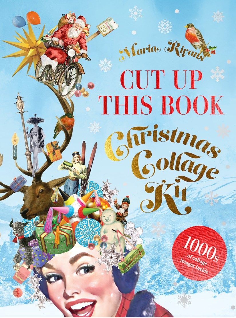 Cut Up This Book:  Christmas Collage Kit
