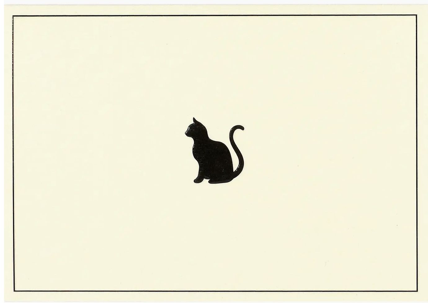 Black Cat Blank Note cards
