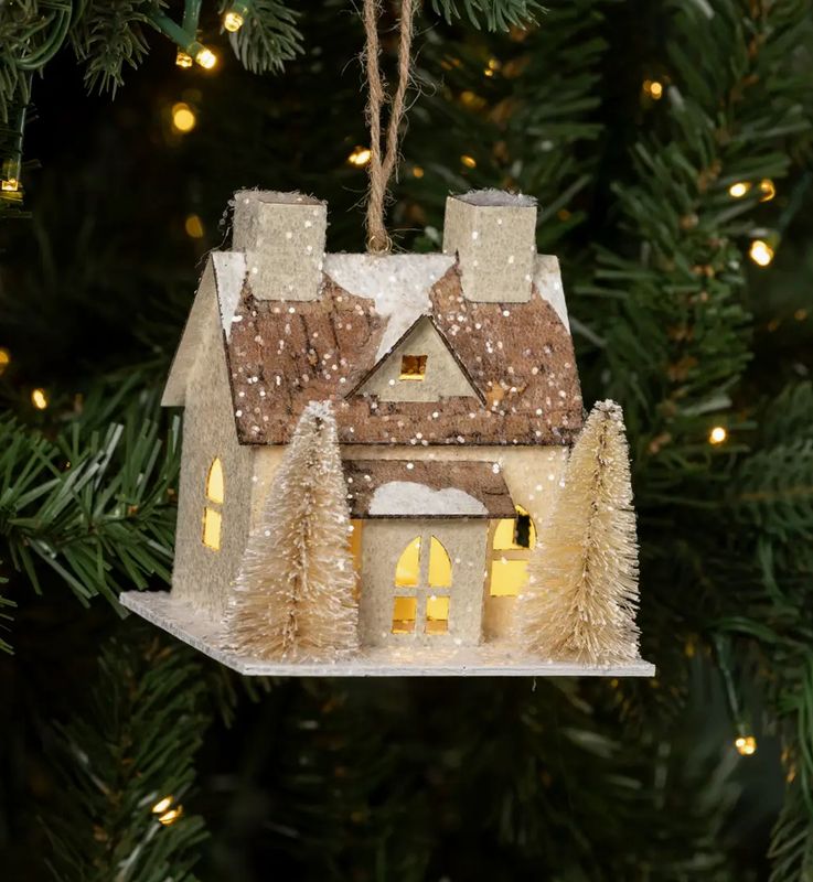 Murray Lighted House Ornament
