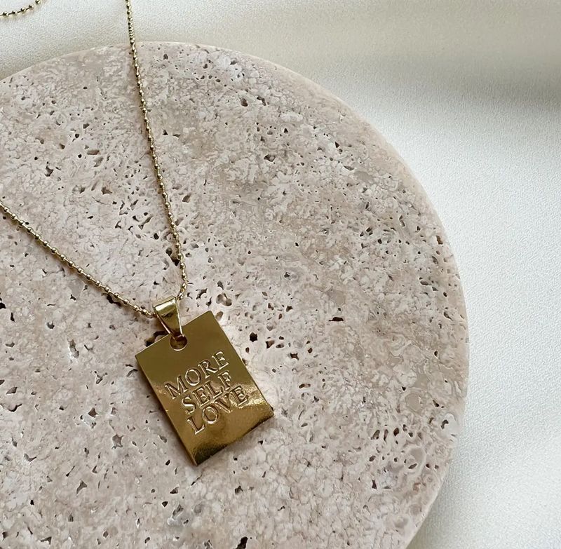 More Self Love Gold Neck