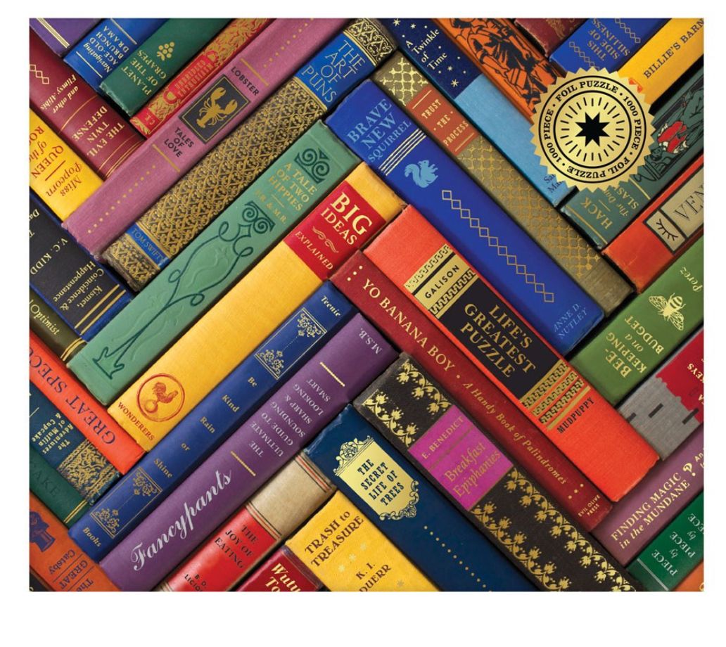 Vintage Library 1000 Piece Foil Puzzle