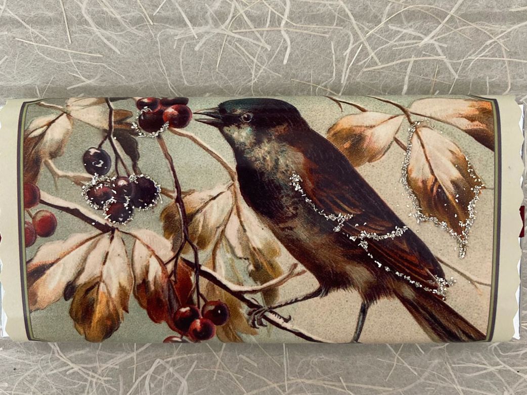 Dark Belgian Chocolate Bird With Berries