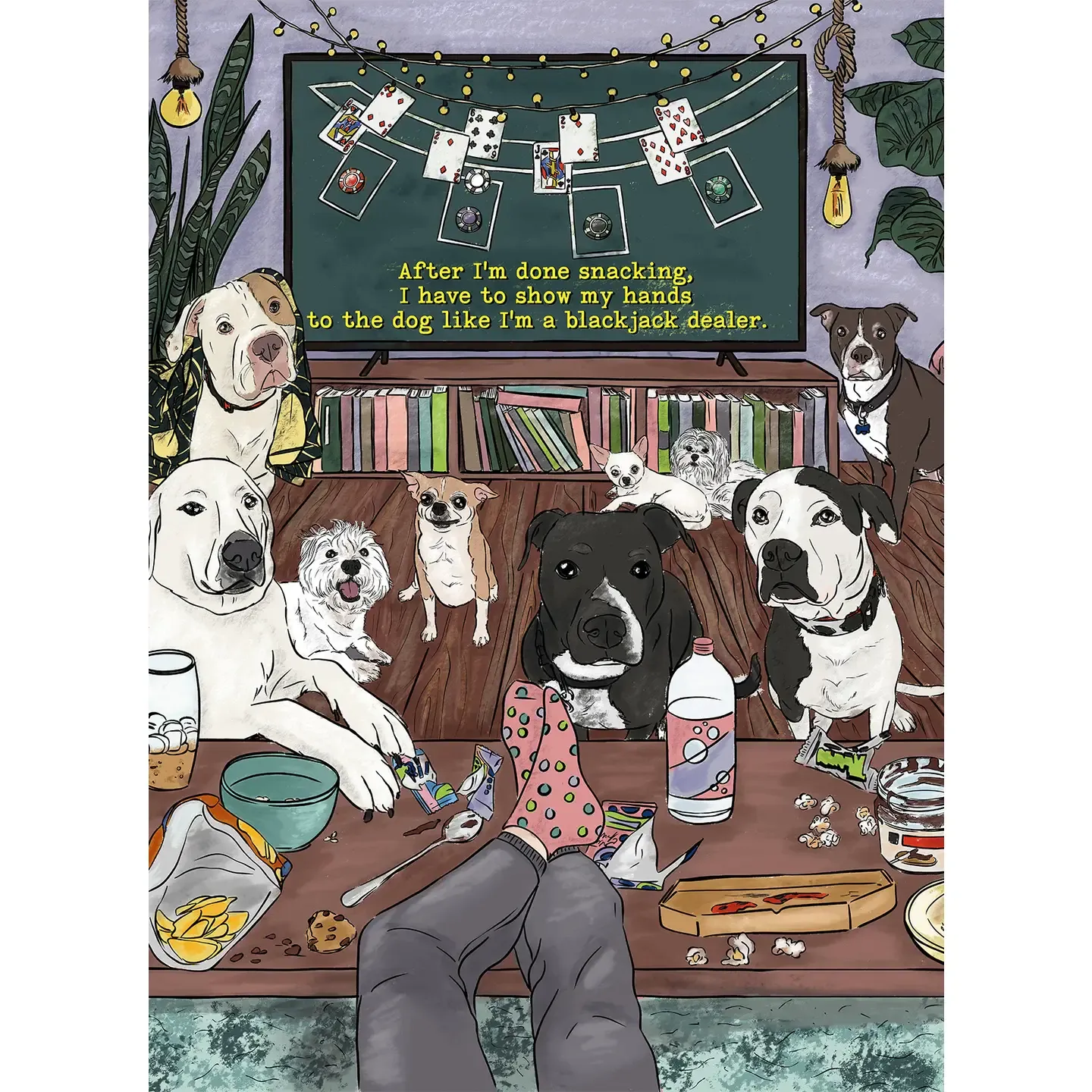 After I Am Done Snacking, Blackjack Dealer Puzzle