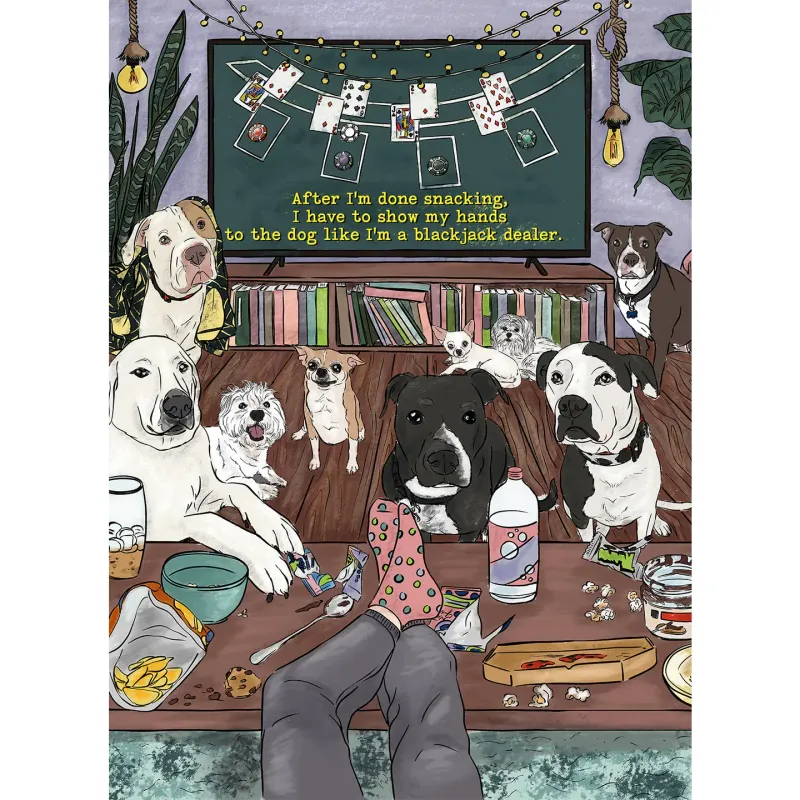 After I Am Done Snacking, Blackjack Dealer Puzzle