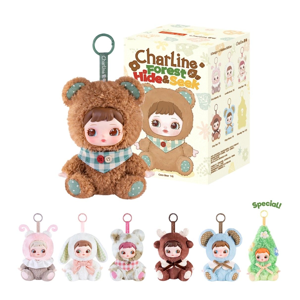 Charline Plush Blind Box Forest Hide &amp; Seek Plush Pendant