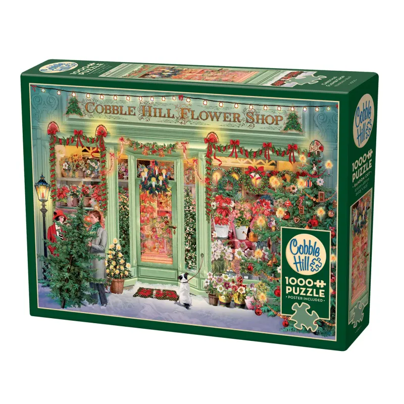 Christmas Flower Shop 1000 Pc Puzzle