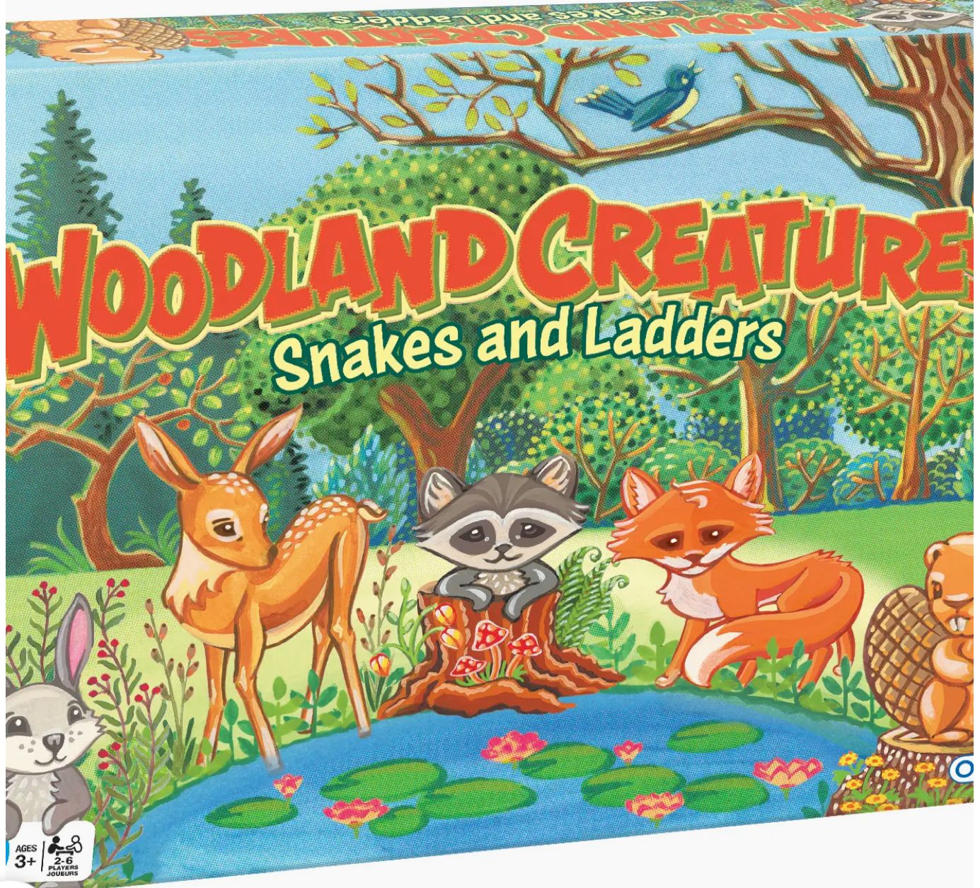 Woodland Creatures Snakes and Ladders Board Game