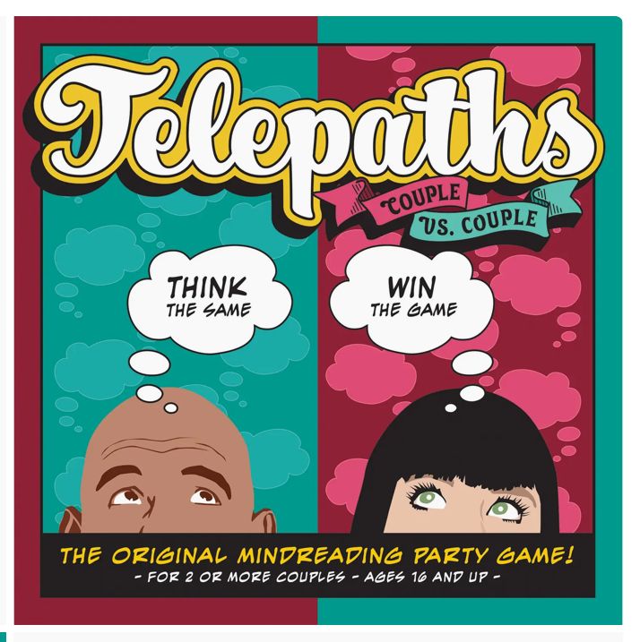 Telepaths: Couple Vs Couple Board Game