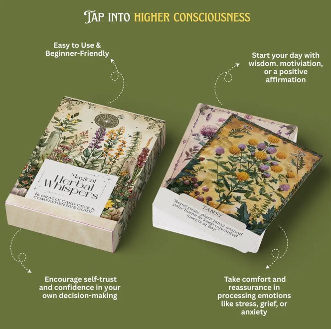 Magical Herbal Whispers Oracle Cards