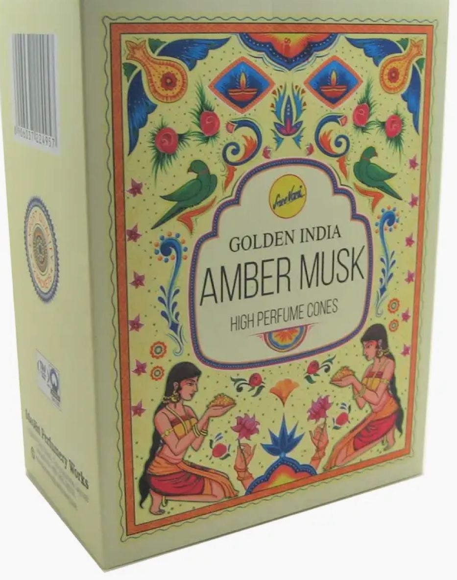 Amber Musk High Perfume Incense Cones