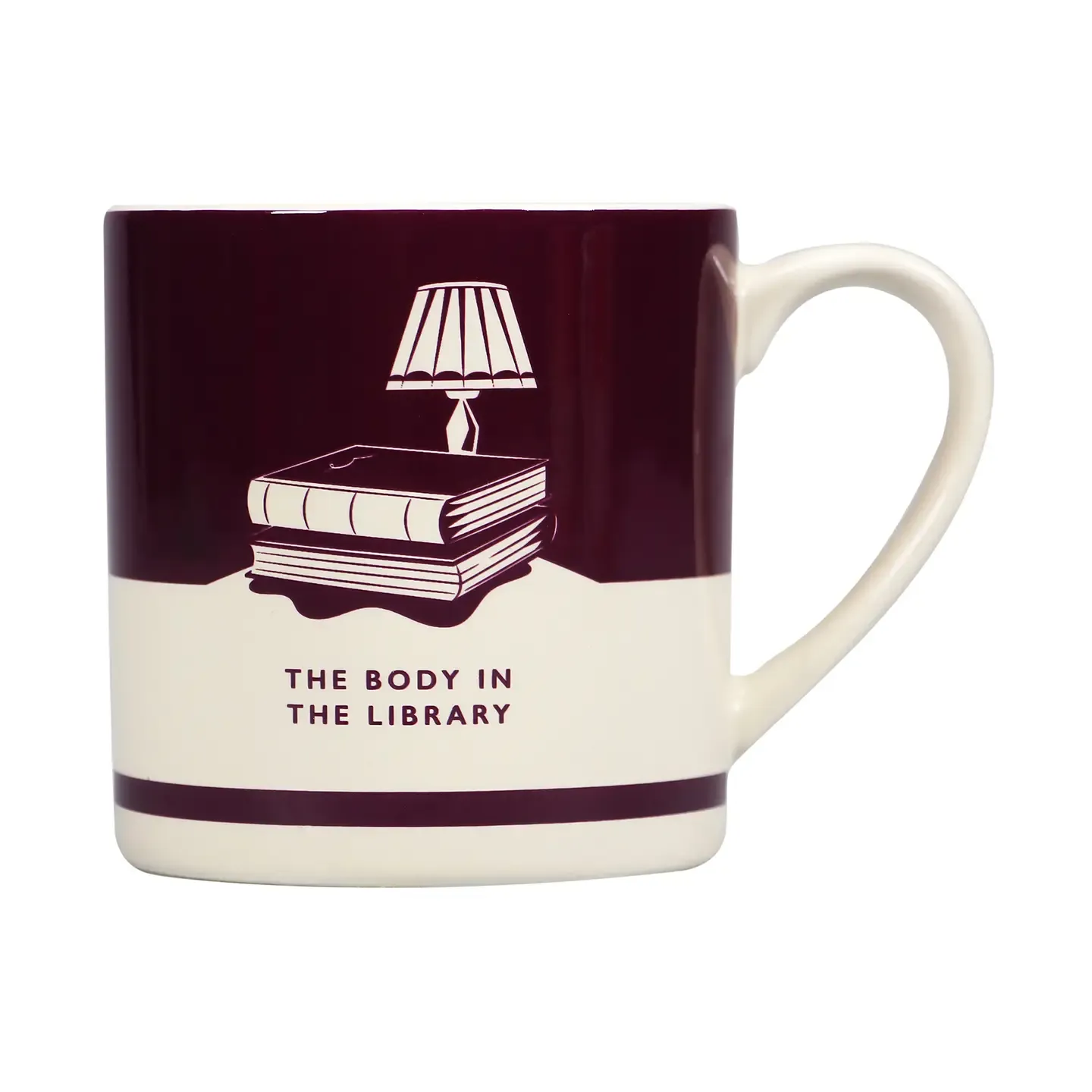 Agatha Christie Body in the Library Coffee Mug