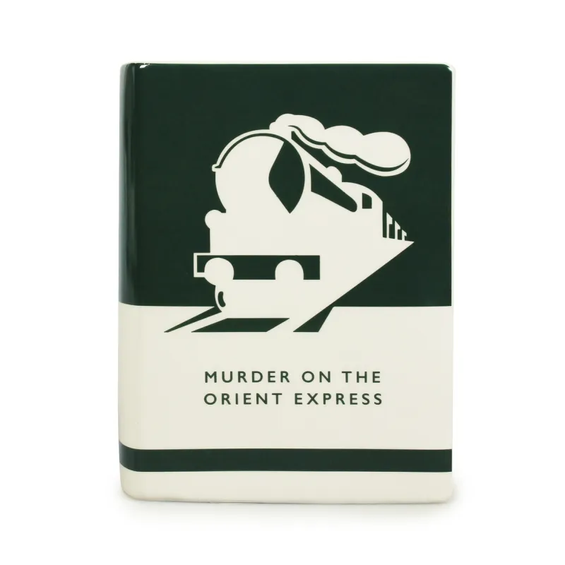 Agatha Christie Murder on the Orient Express Book Vase
