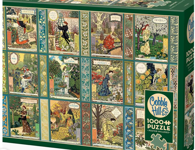 Jardiniere : A Gardener&#39;s Calendar 1000 Pc Puzzle