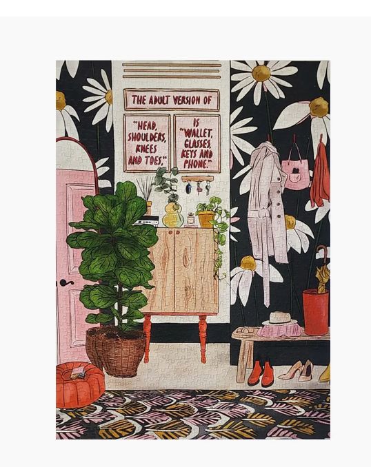 Wallet, Glasses, Keys 1000 Piece Puzzle