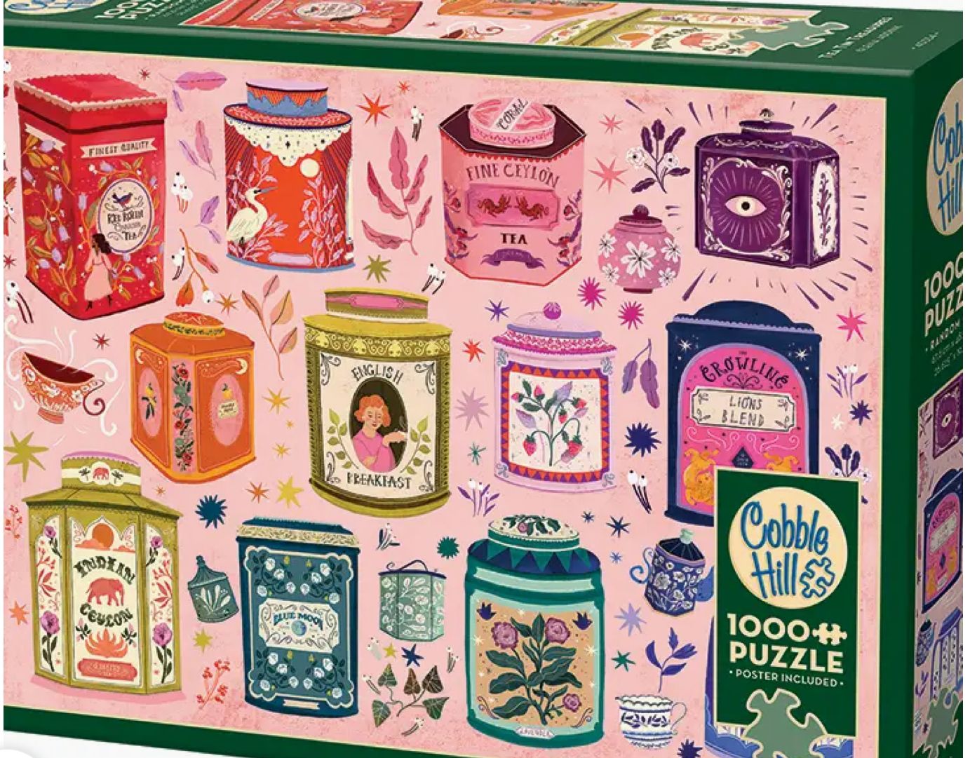 Tea Tin Treasures 1000 Pc Puzzle