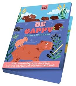 Be Cappy Colour &amp; Scratch Book