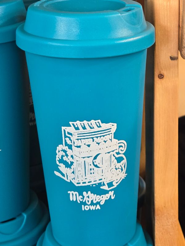 Paper Moon Teal Tumbler 16oz