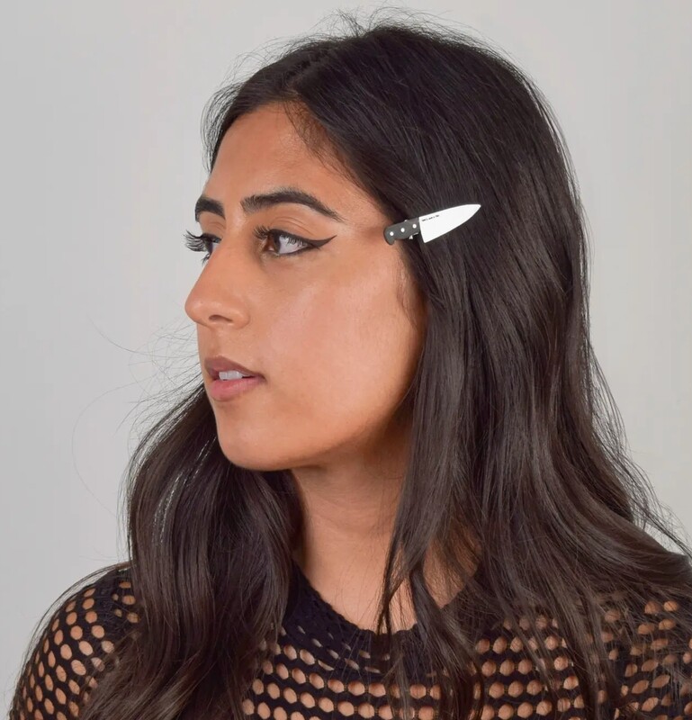 Mini Knife Hair Clip - Left Side!