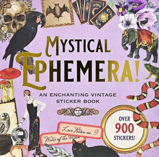 Mystical Ephemera! Enchanting Vintage  Sticker Book