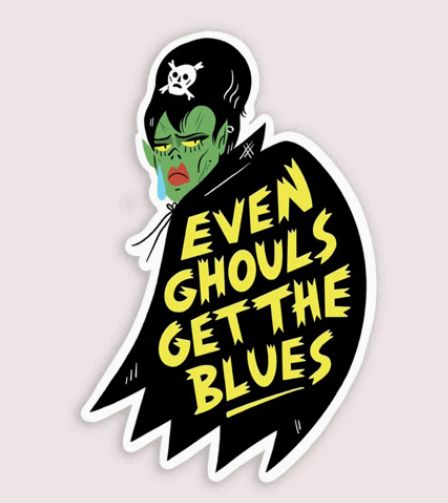 Sad Ghouls Vinyl Sticker