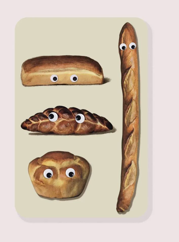 Googly Bread Vinyl Sticker