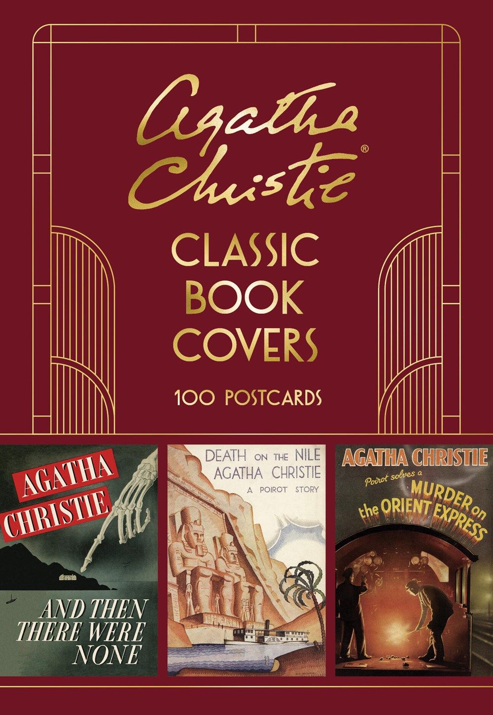 Agatha Christie Classic Book Covers: 100 Post Cards