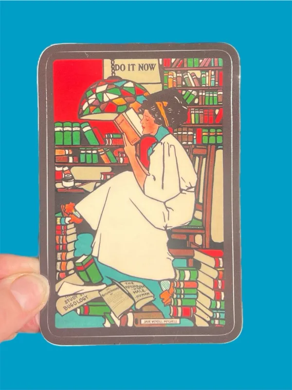 Belle of the Library Sticker