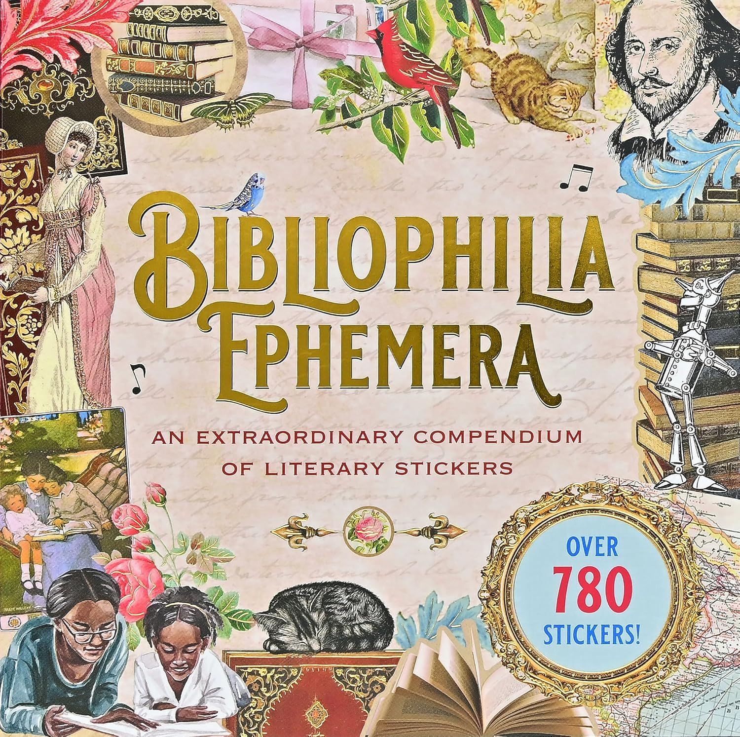 Bibliophelia Ephemera Sticker Book
