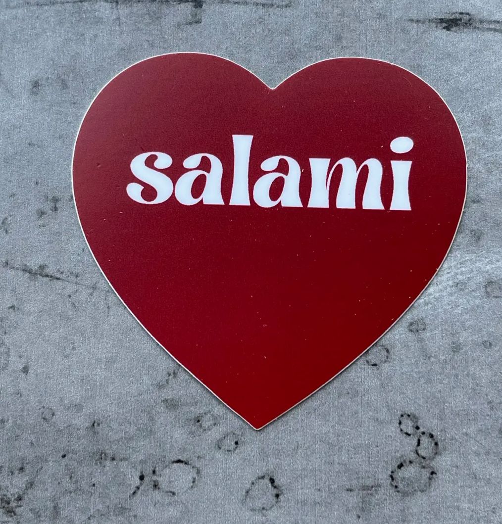 Salami Heart Sticker